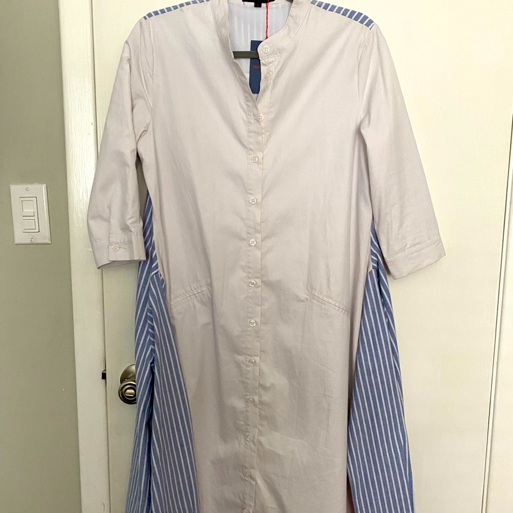 Shirt dress with updated spin NWT